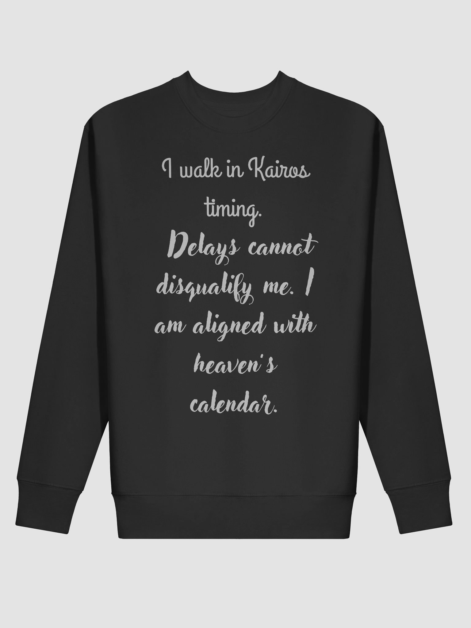 I Walk in Kairos Timing Cotton Heritage Sweatshirt product image (2)