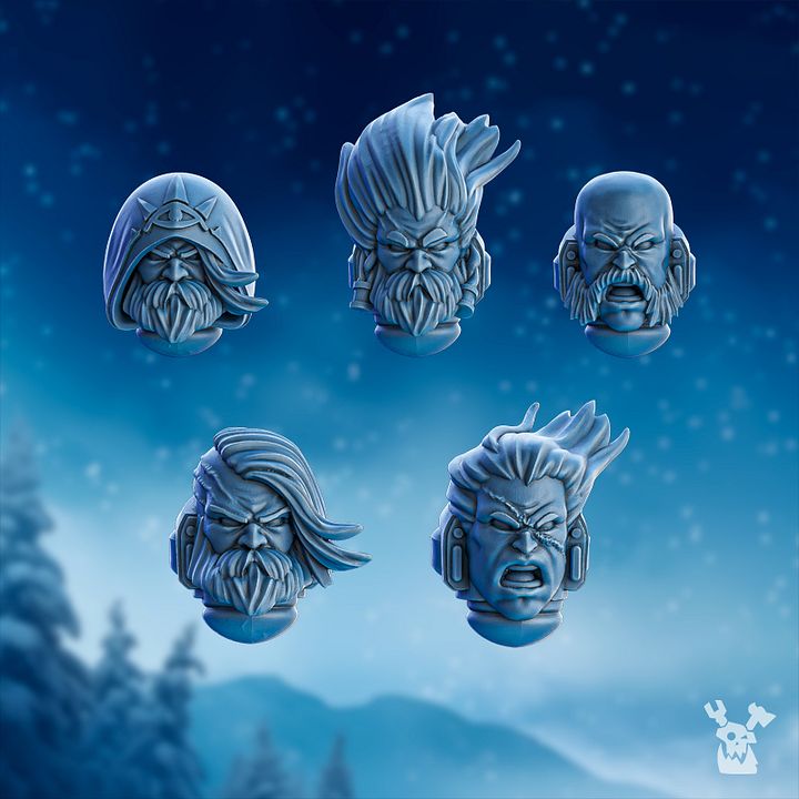 Stormbringers Commander Heads Set product image (1)
