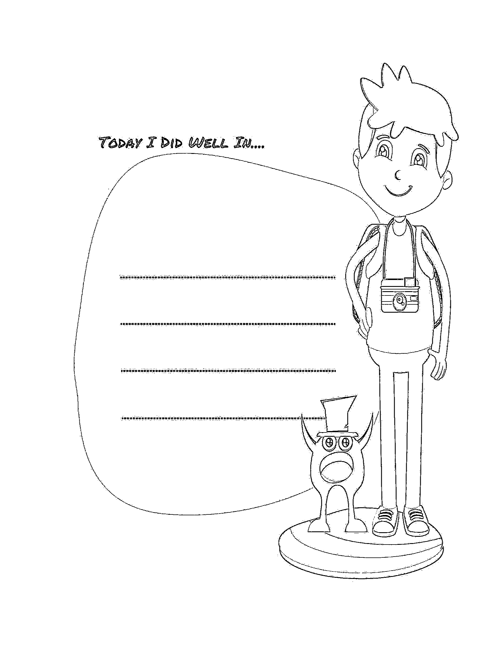 My ADHD School Life Coloring Journal product image (4)