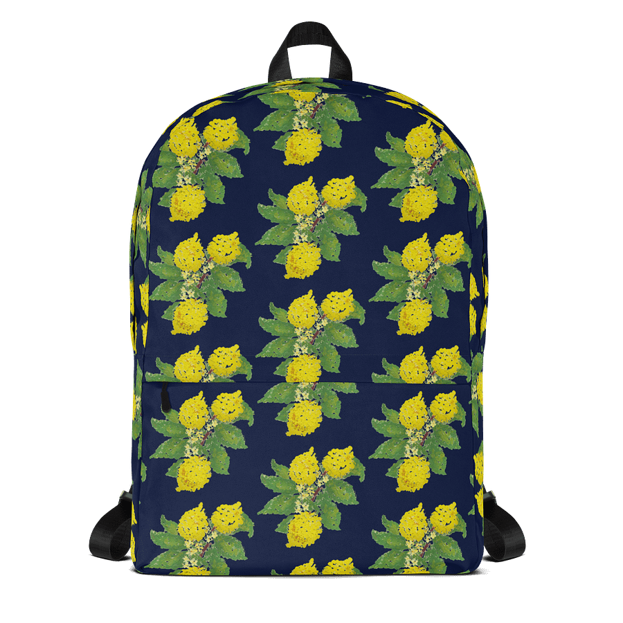 Lemon Love Blue Backpack product image (1)