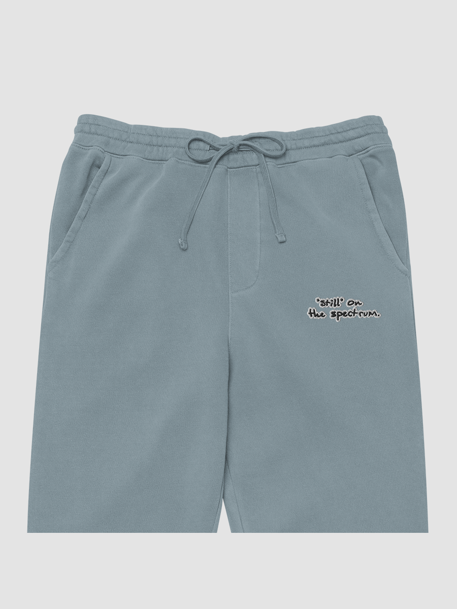 *still* on the spectrum embroidered pigment sweatpants (bubble design) product image (1)