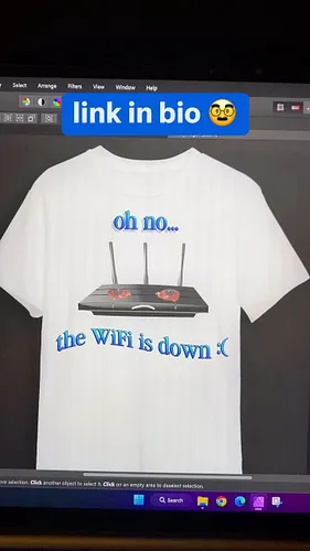 link in bio!! shoutout to @lenovo who keeps paying me to design these tech meme shirts for them 💀

#lenovopartner #techmemes ...