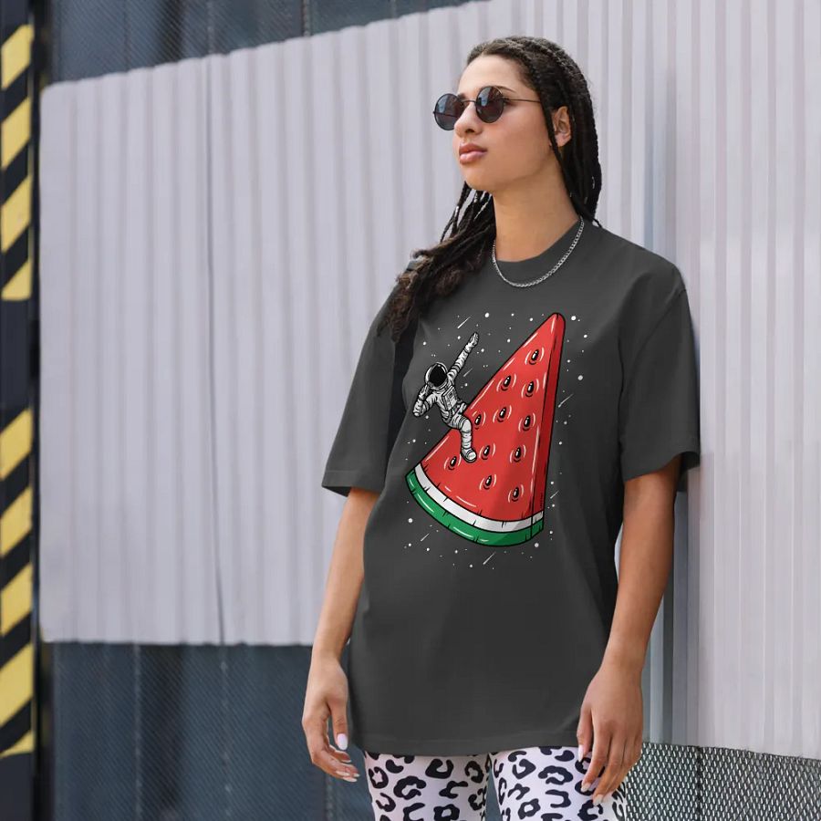 Watermelon Astronaut - Oversized Tee product image (8)
