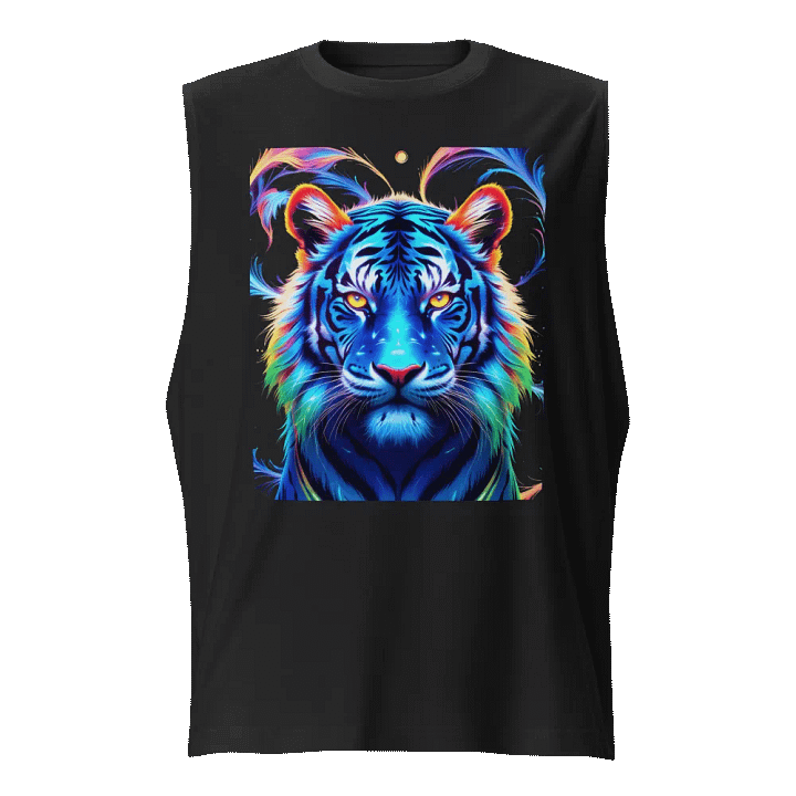 Neon Tiger Muscle Tank Bella+Canvas (Men's) product image (1)