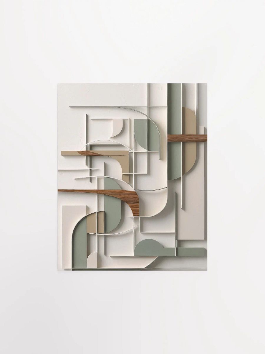 Modern Minimalist Art v1 - Poster - Small and Standard Sizes - 8x10-11x14-12x16-16x20 Inches product image (4)
