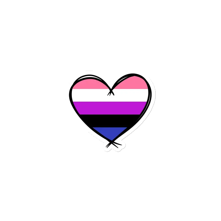 Gender Fluid Pride Magnet product image (1)
