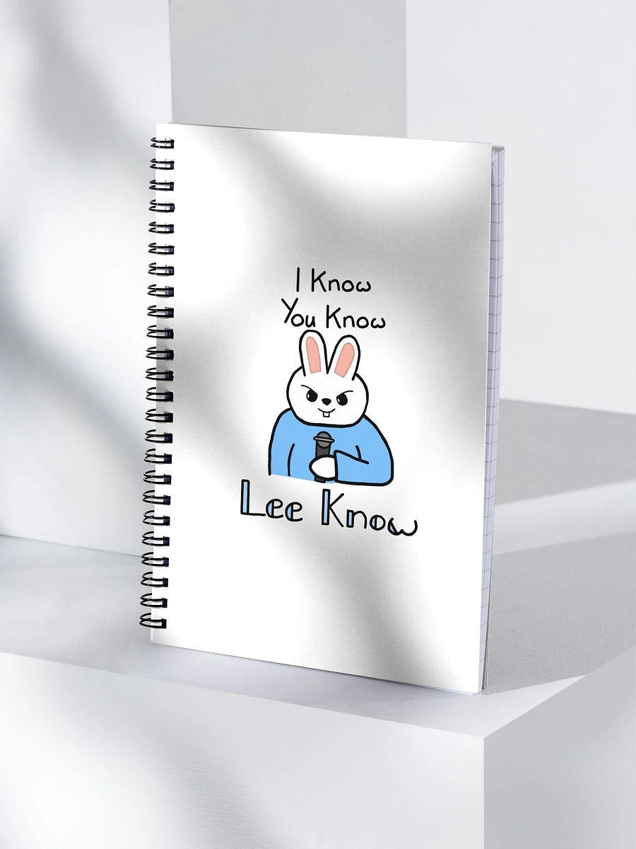 I know, you know, Lee know notebook product image (3)