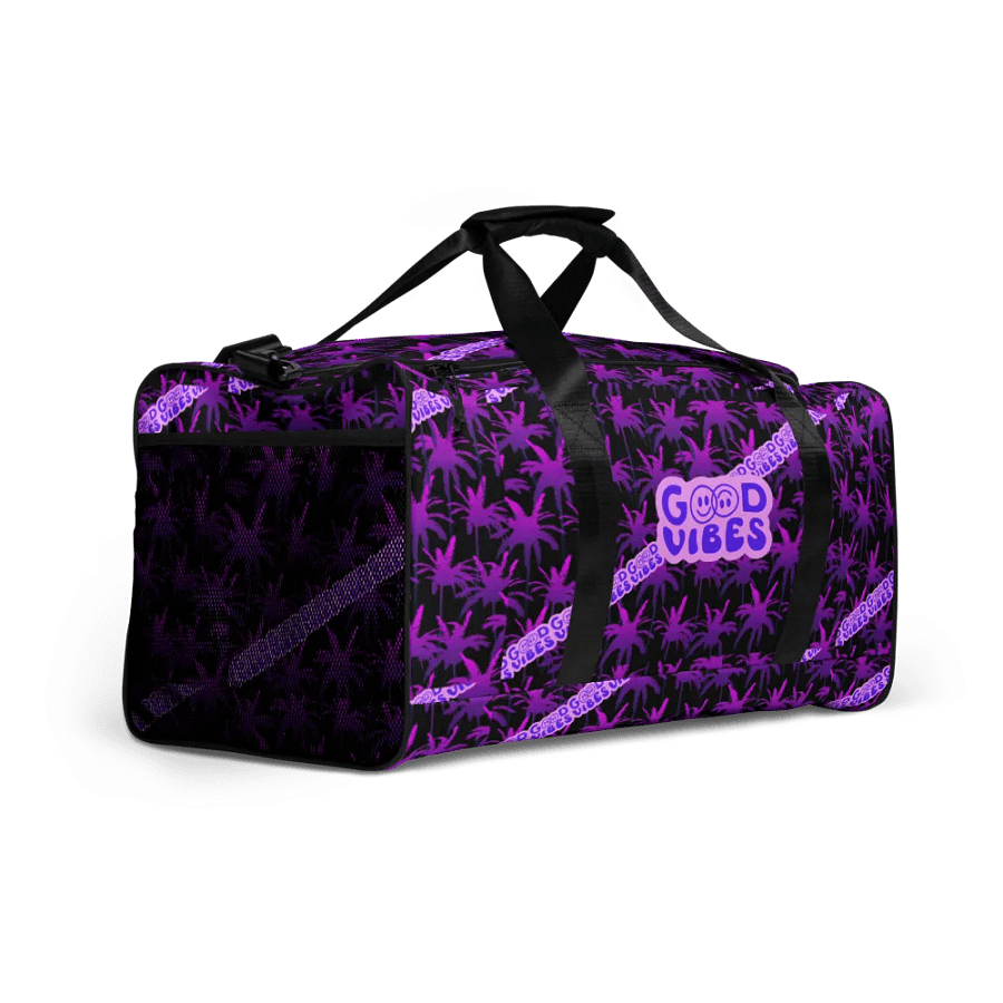GOOD VIBE ONLY DUFFLE BAG black-purple product image (4)
