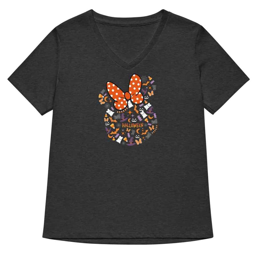Disney Halloween Minnie Mouse Mosaic V-Neck Tee product image (30)