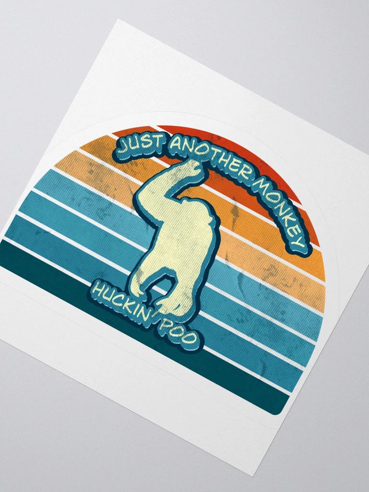 Retro Poo - Sticker product image (5)