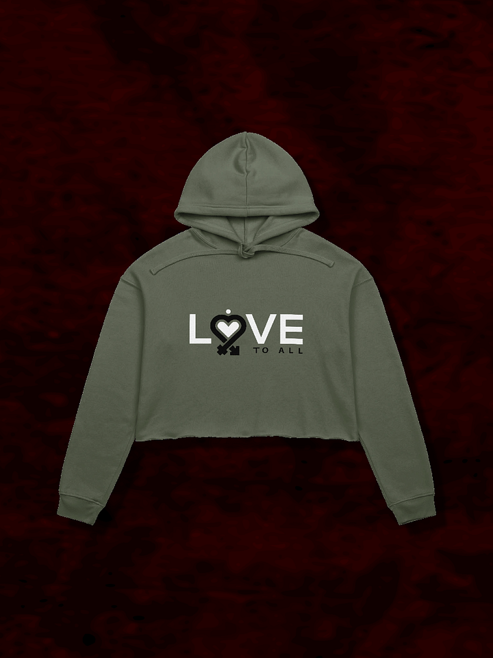 L2A 2025 Women's Crop Top Drab Hoodie product image (1)