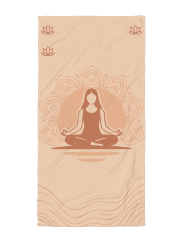 Tranquil Flow Yoga Towel – Mandala Serenity Series product image (2)