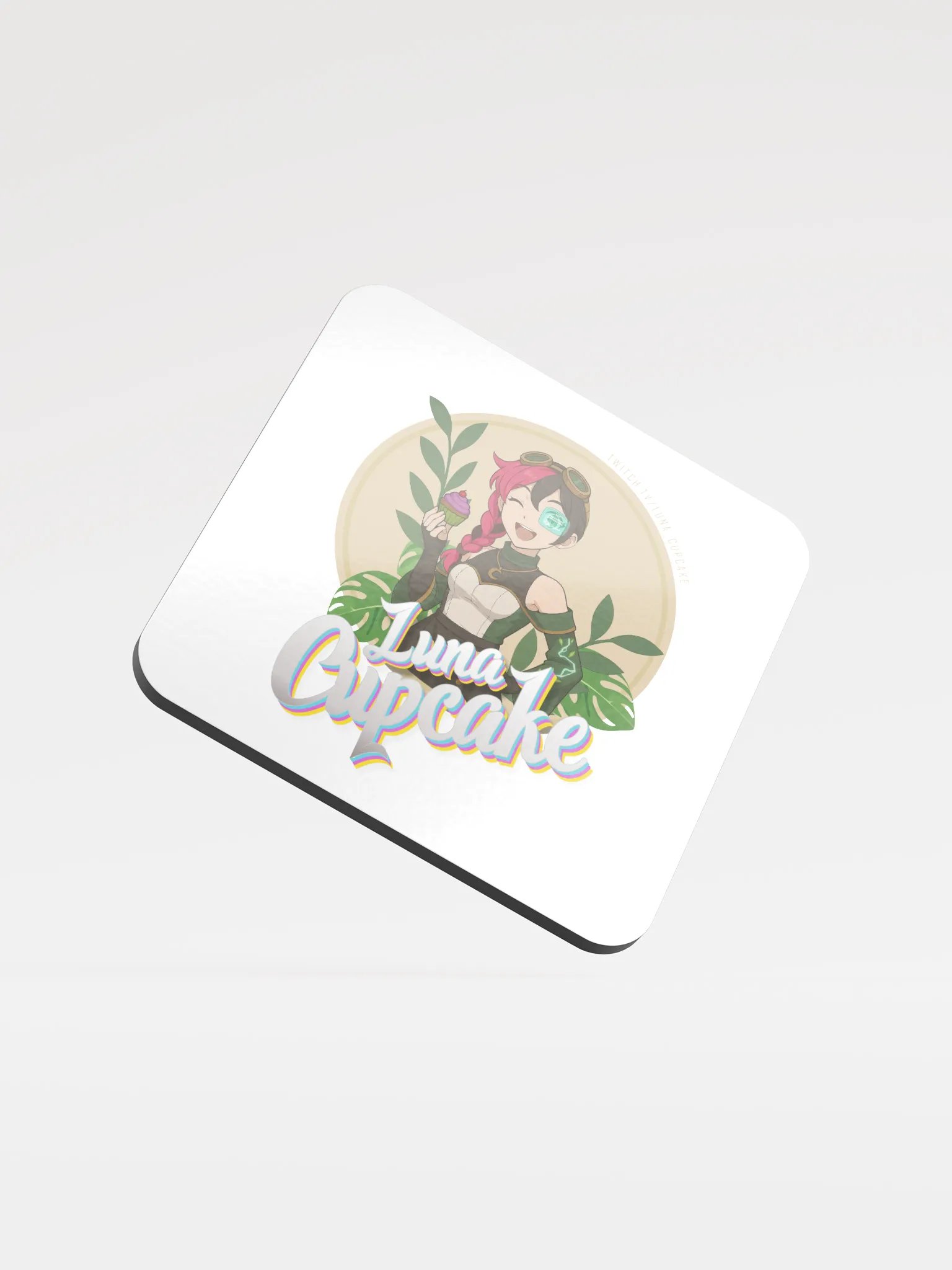 Luna's Solarpunk Cupcake Coaster product image (1)