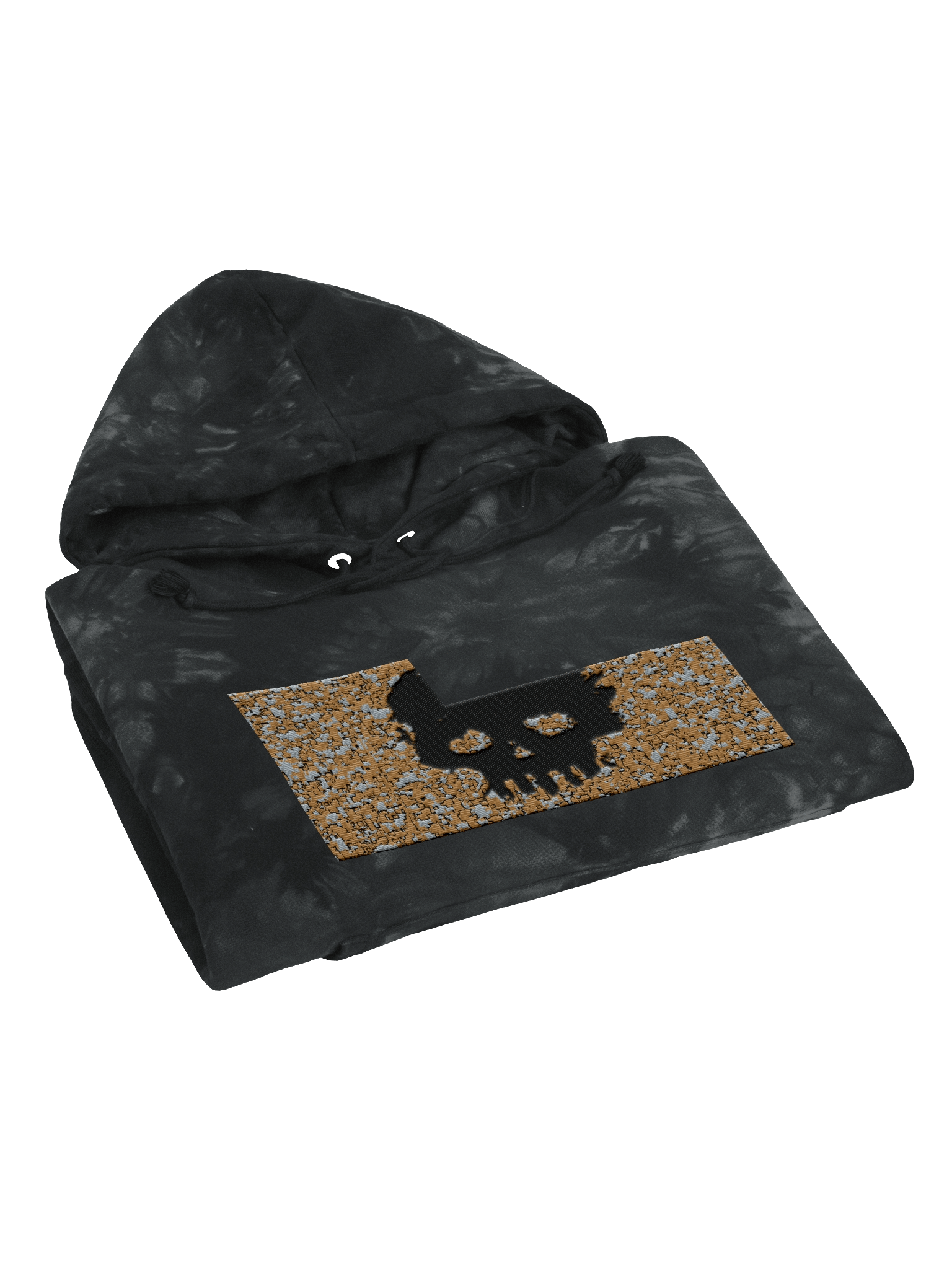 Ethereal Skull Tie-Dye Hoodie product image (3)