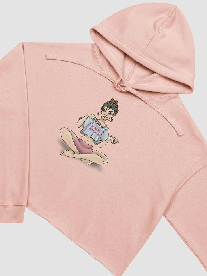 Serial Napper Girly Girl Crop Hoodie product image (2)
