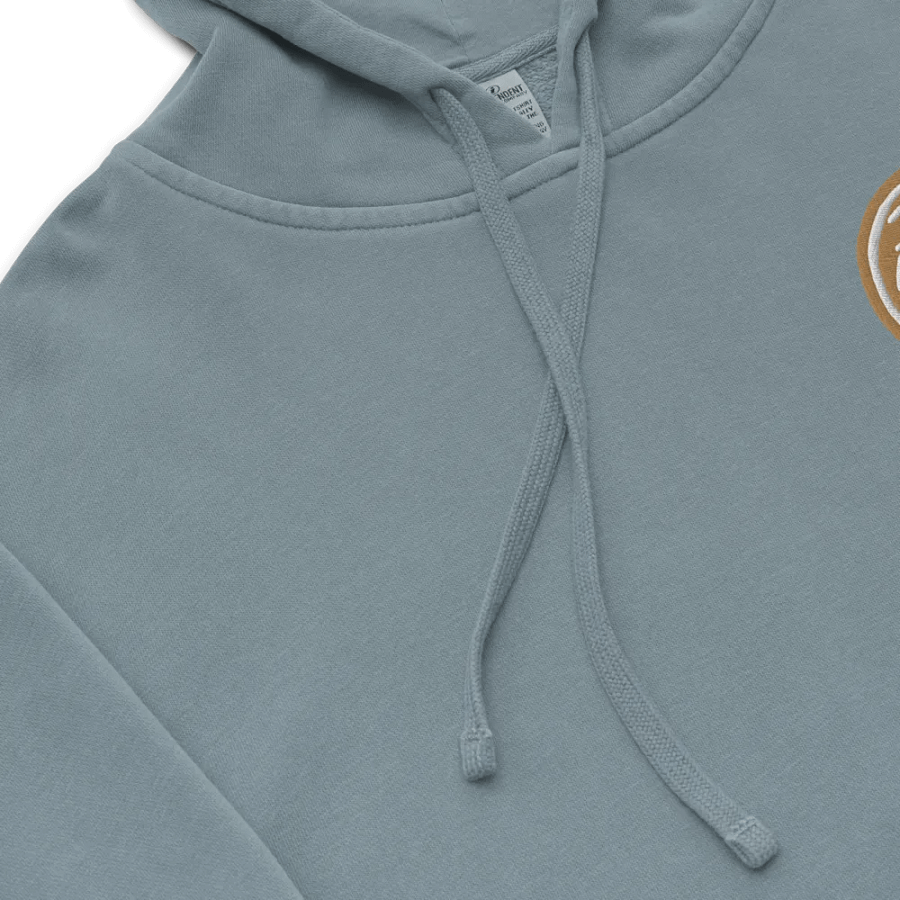 In My Head (L.C. brown bubble design 2) embroidered pigment hoodie product image (8)