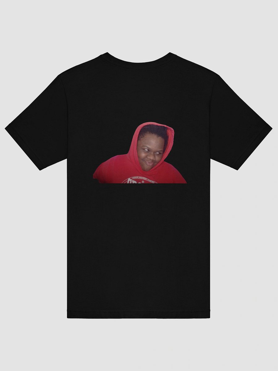 xNeeyah uwu face and logo black t-shirt product image (6)