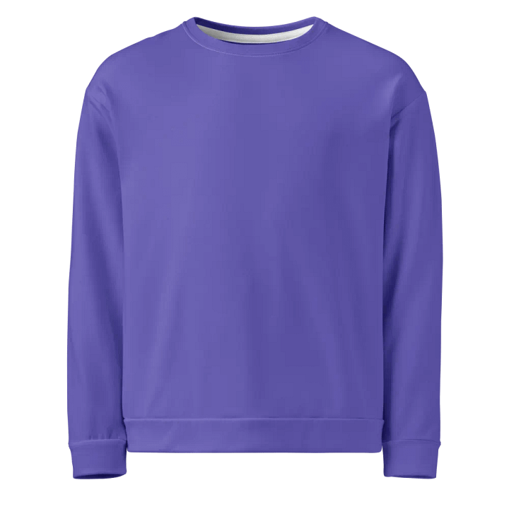 Plain Purple Light Summer Unisex Recycled Polyester Heavyweight Premium Sweatshirt by Treasure Pie product image (1)
