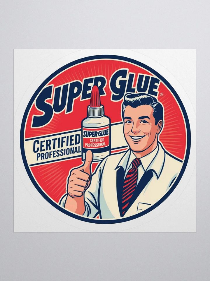 Super Glue Certified Professional Sticker product image (1)