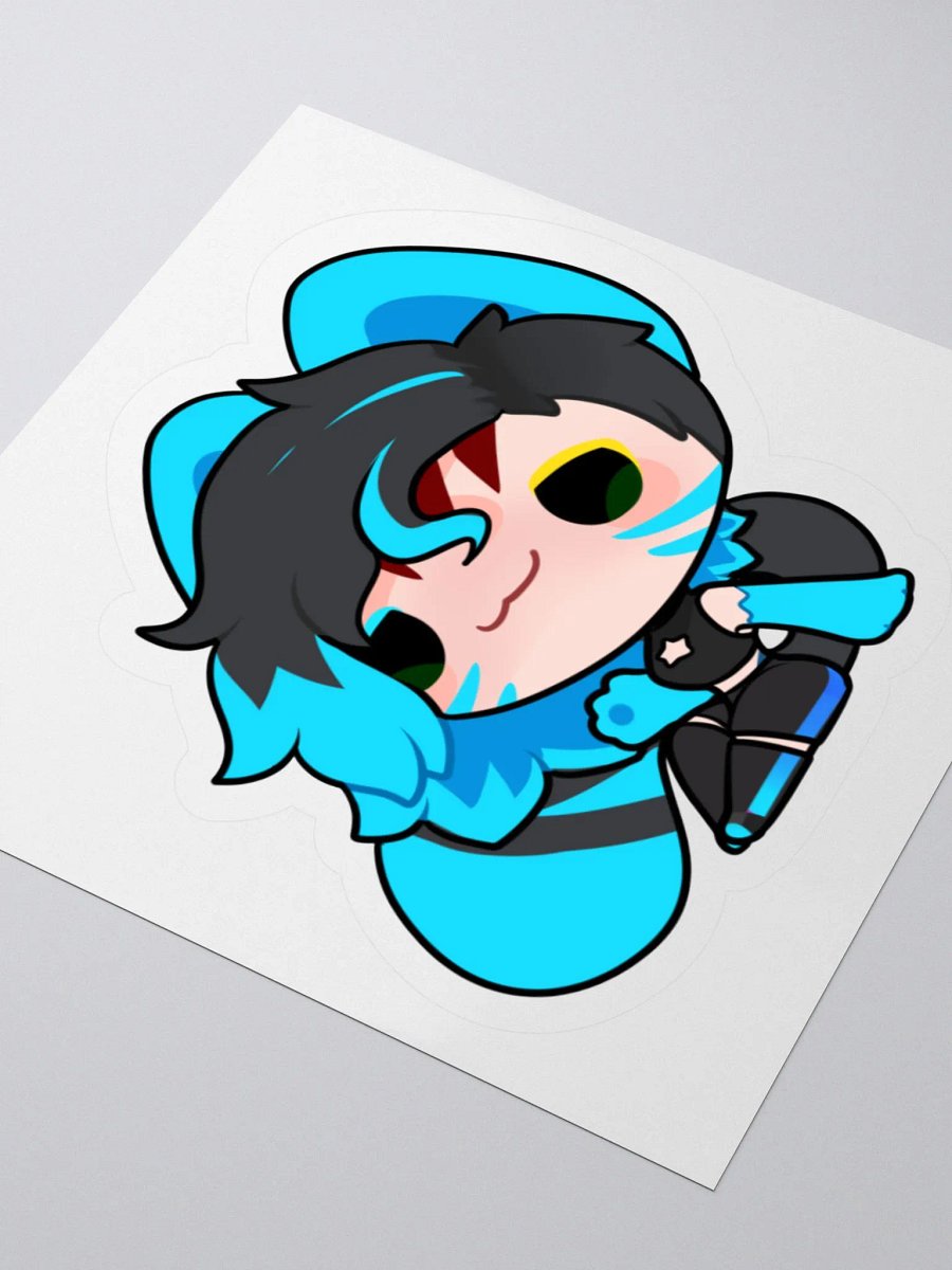 Mega - Blue Sticker product image (3)