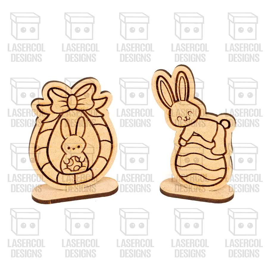 Easter Cutouts With Base Set 4 - Laser Cut Files product image (3)