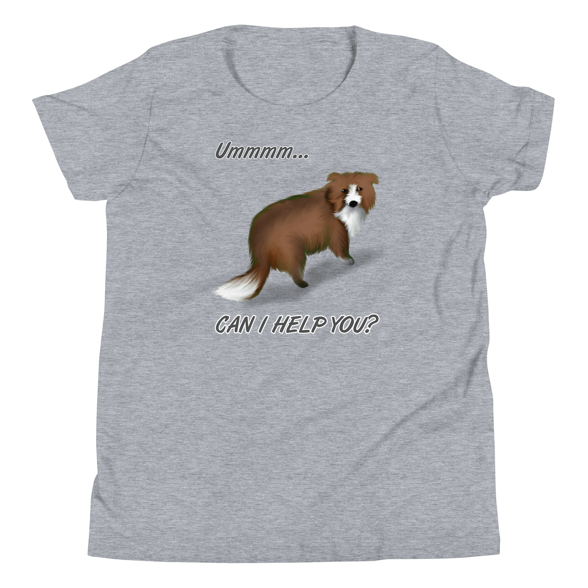 Whimsical Dog Youth T-Shirt product image (53)