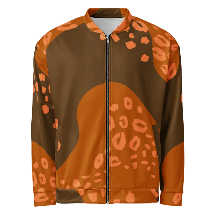 Orange Wild Blend All-Over Bomber Jacket product image (2)