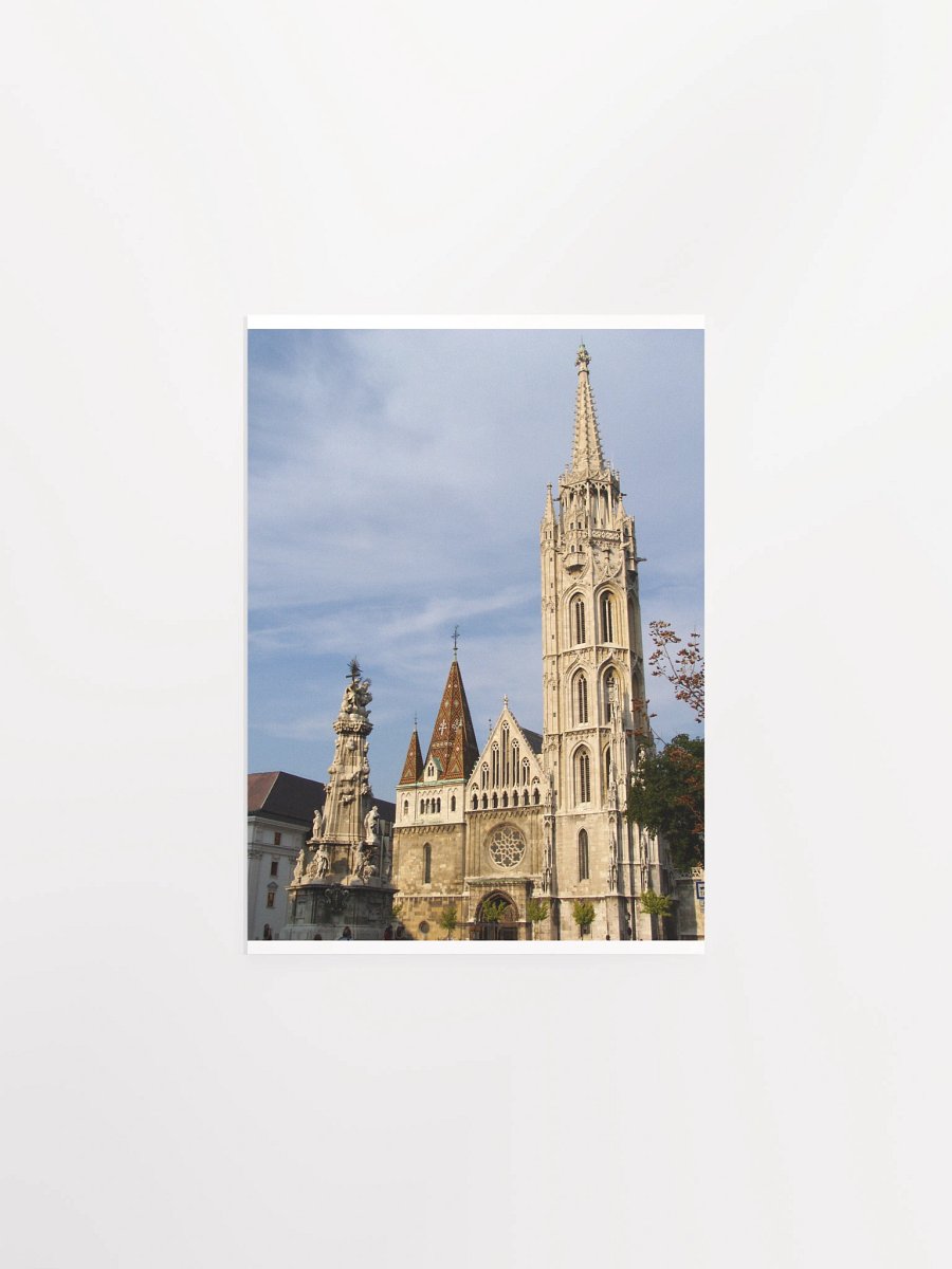 Budapest - Church of Our Lady of Budapest Castle - print product image (1)