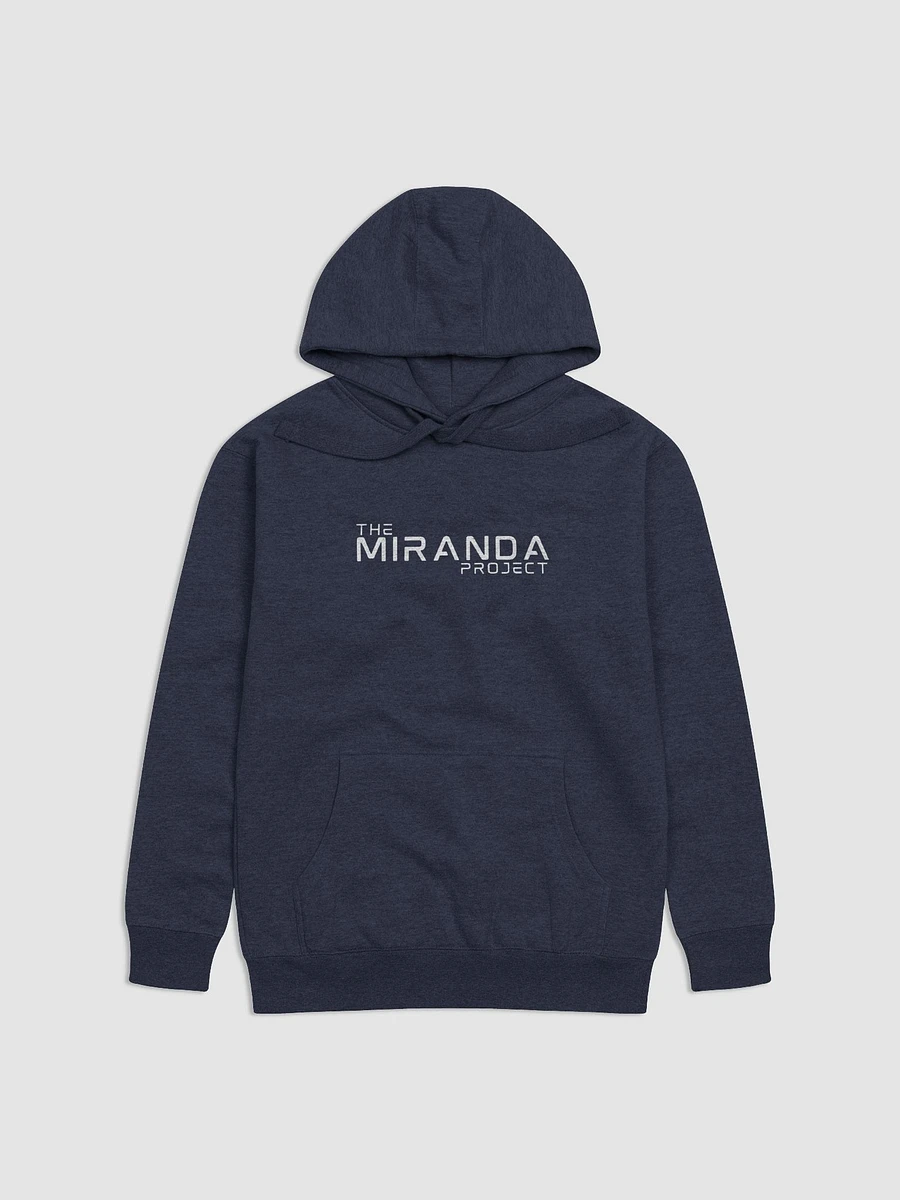 The Miranda Project White Logo Unisex Pullover Hoodie Back Graphic product image (10)