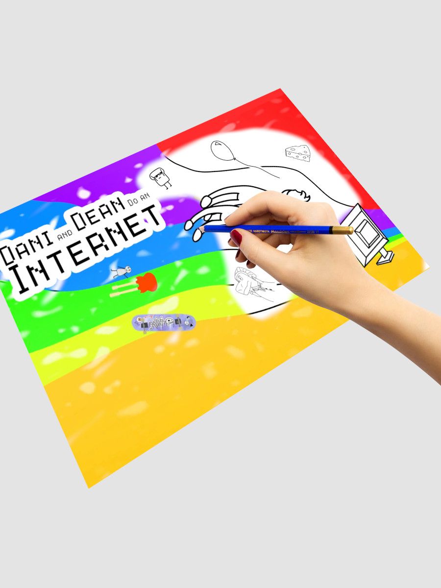 Dani & Dean Do An Internet Digital Colouring Book product image (1)