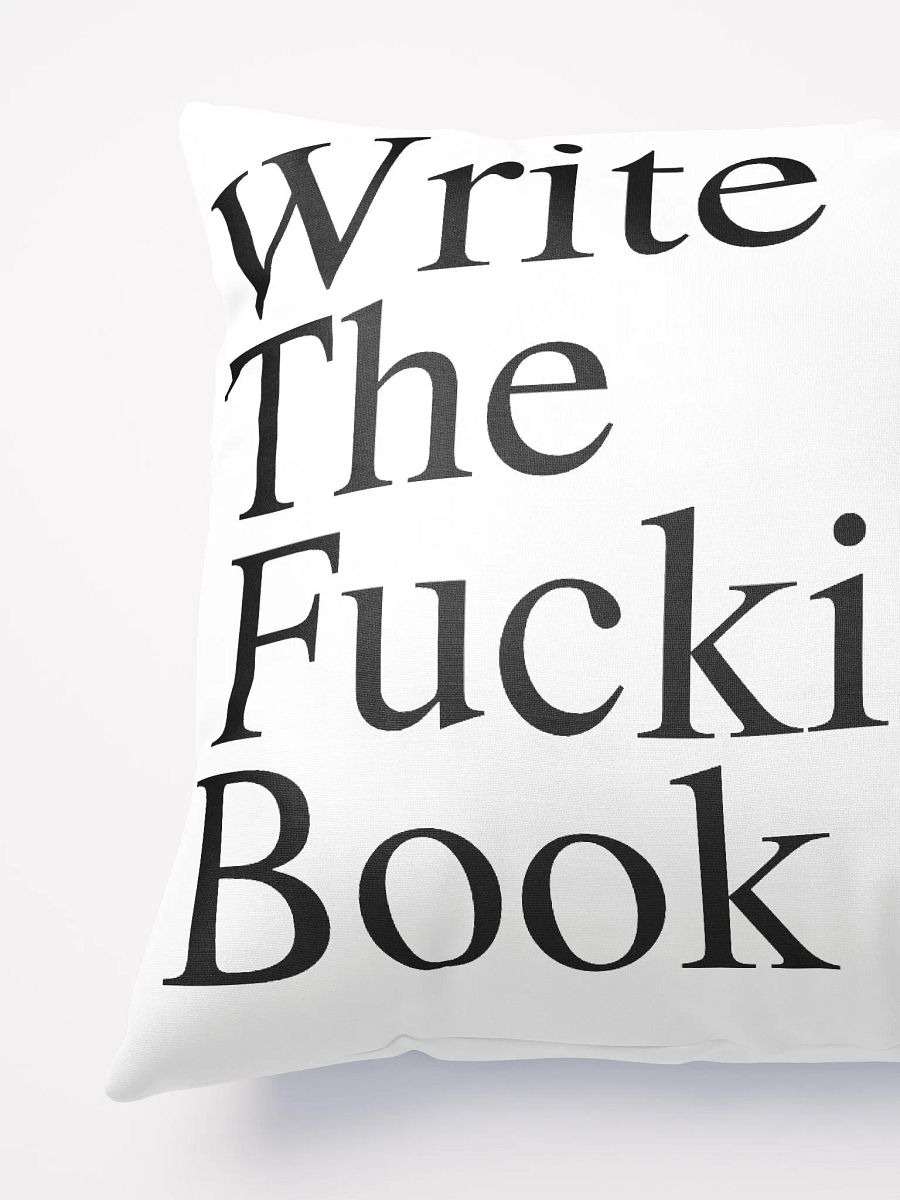 Write the Fucking Book Throw Pillow product image (6)