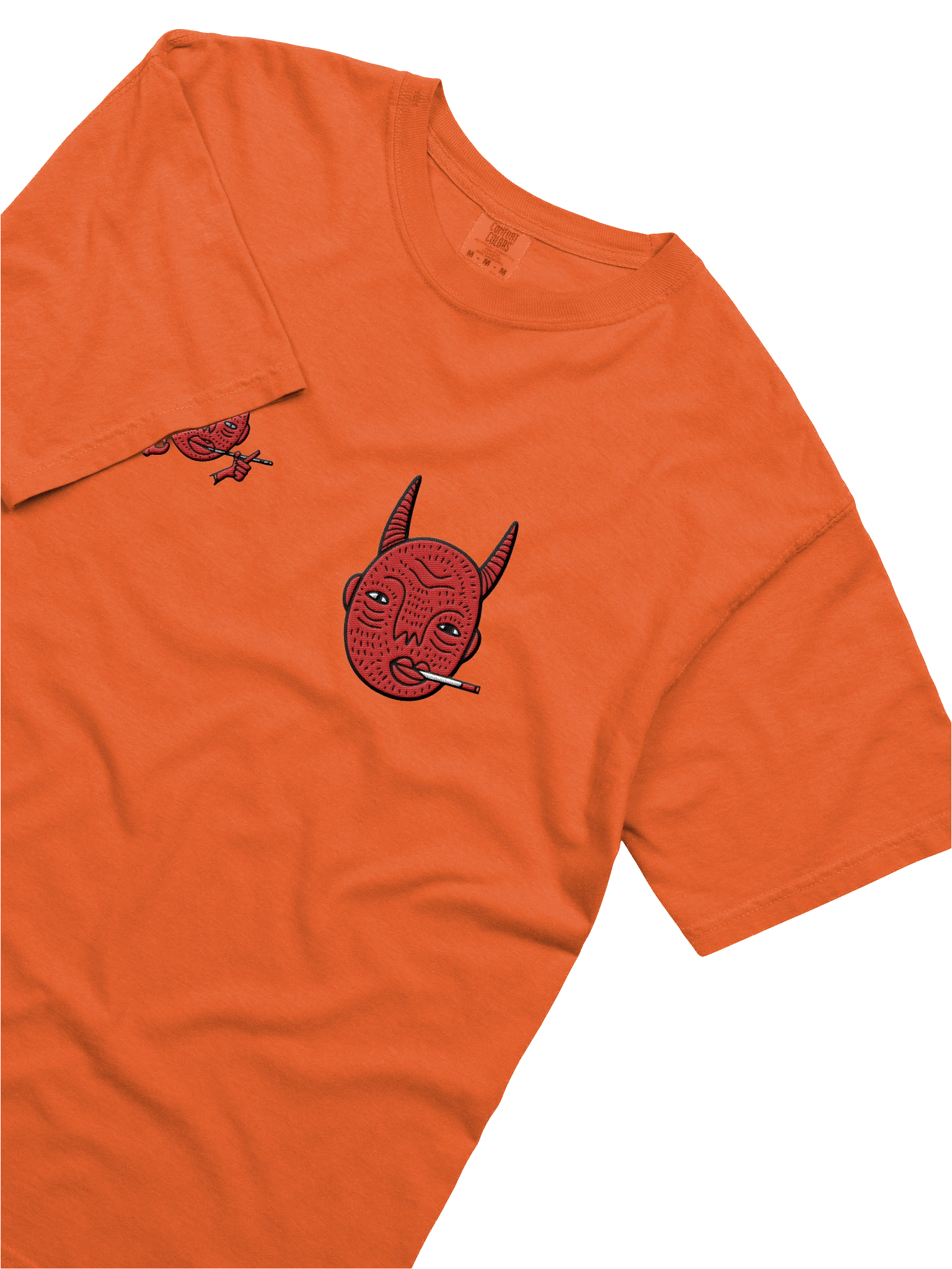Horned Cartoon Face Graphic Tee product image (20)