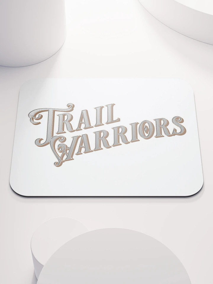 Brown w/ Gradient Classic Trail Warriors Emblem Mouse Pad product image (1)