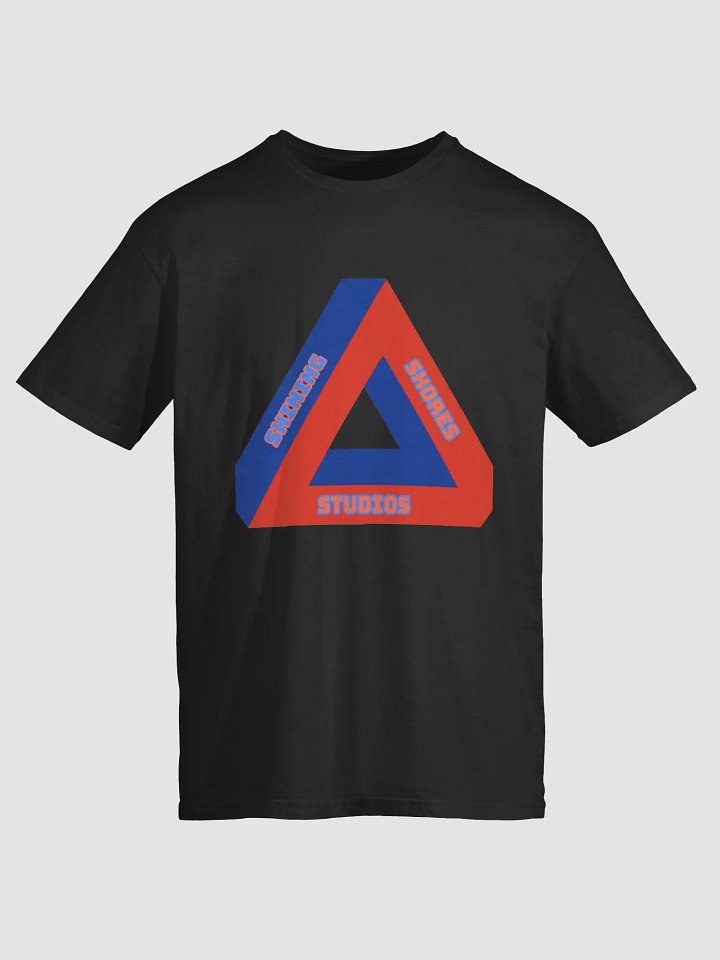 S³ Iconic Red on Blue Penrose Unisex T-shirt product image (1)