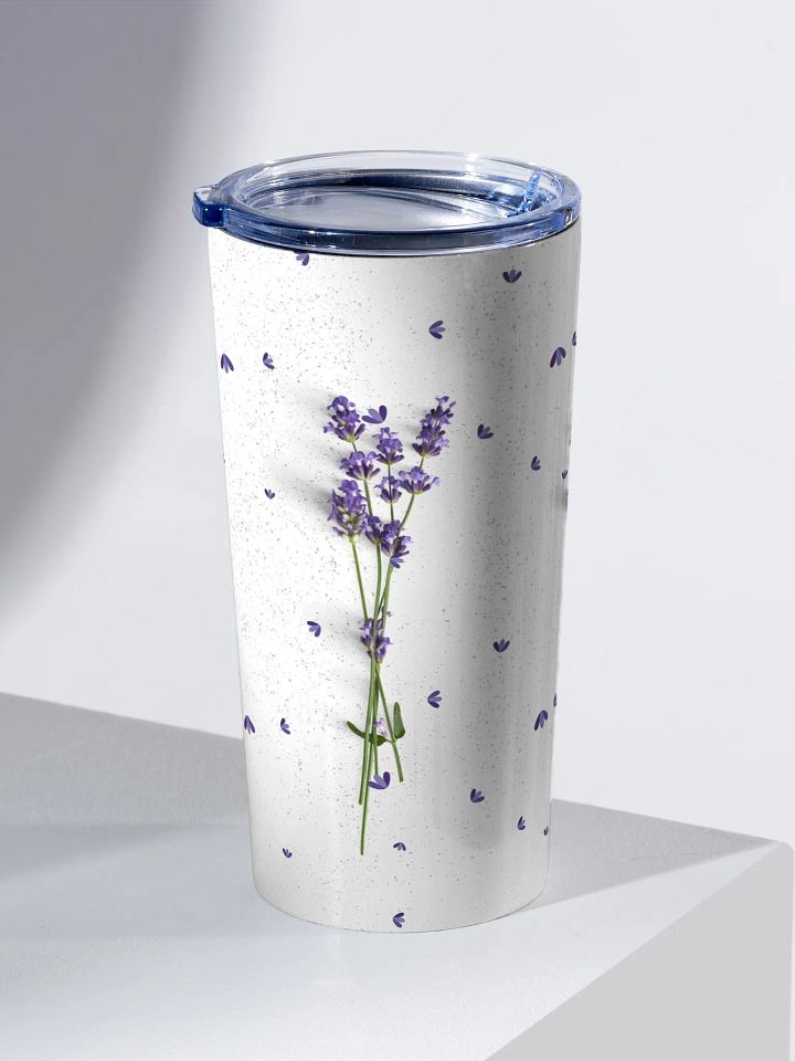 lavender Stainless Steel Tumbler gift for gardeners friends flower lovers product image (2)
