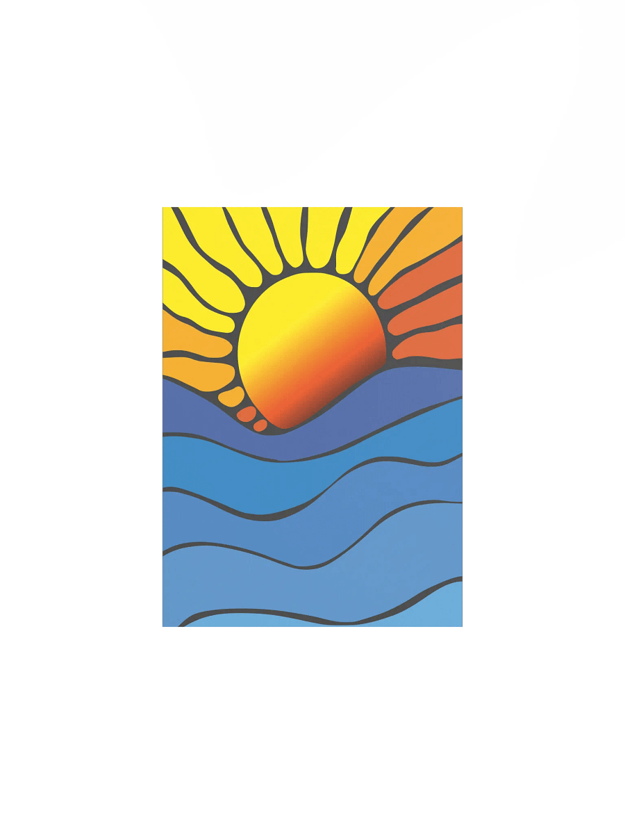 Abstract Sunrise Poster product image (1)