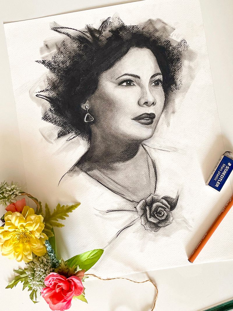 "Bertha" Original Drawing