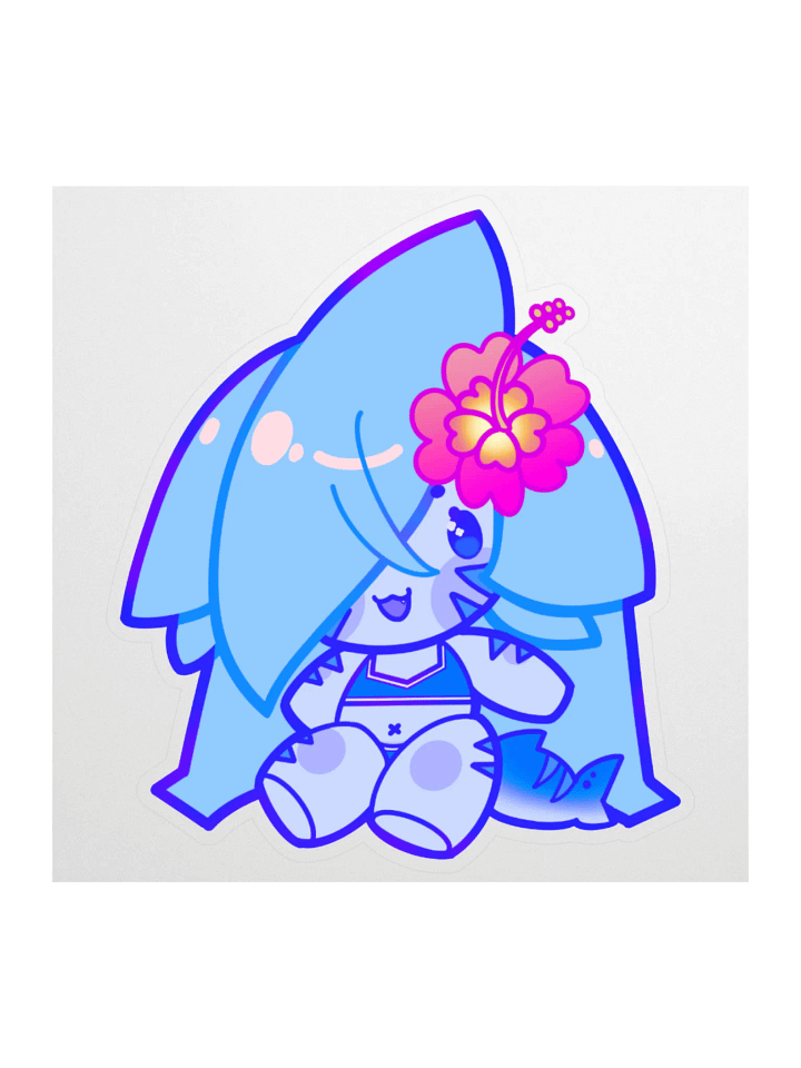 Marketable Plushie Sharky - Sticker product image (3)