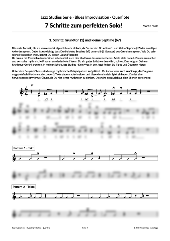 7 Schritte zum perfekten Blues Solo - Querfloete product image (3)