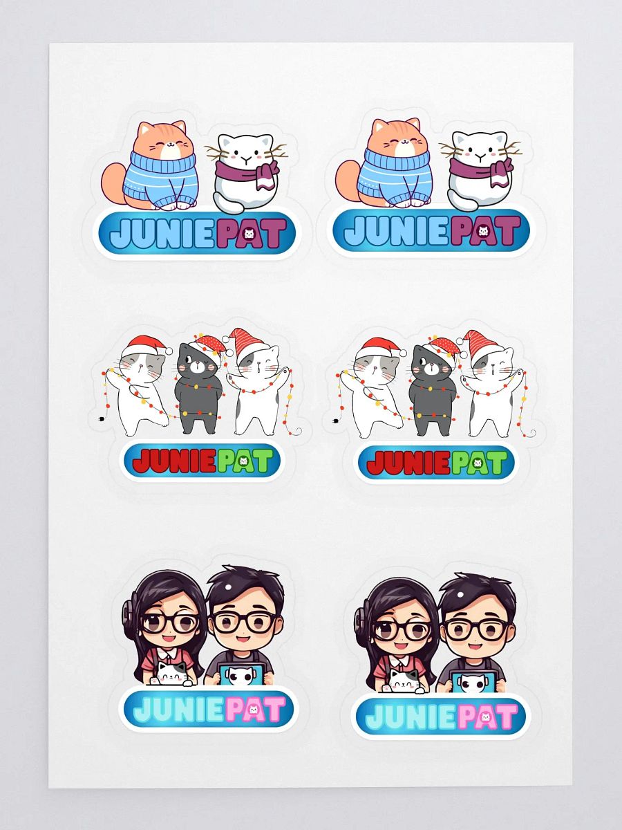 Winter Cool Cats Sticker Sheet product image (3)