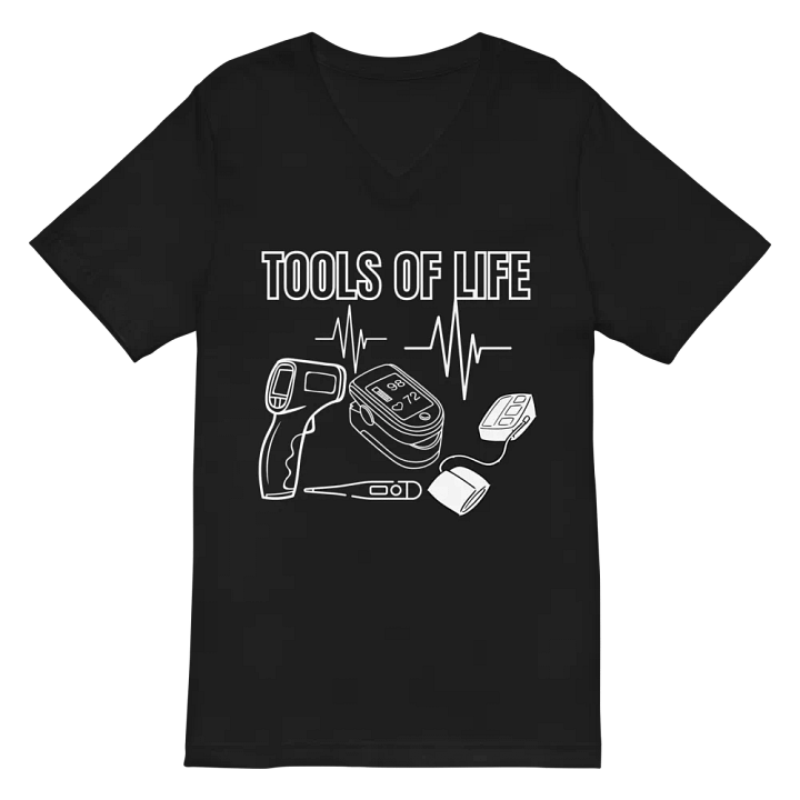 Tools of life, Work Mode Activated V-Neck Tee product image (2)