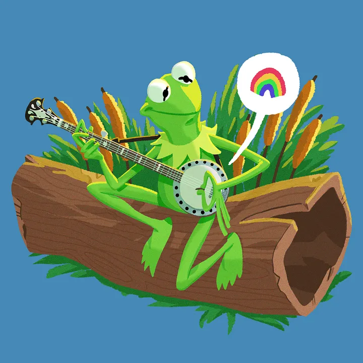 Kermit Print (6x6") product image (1)