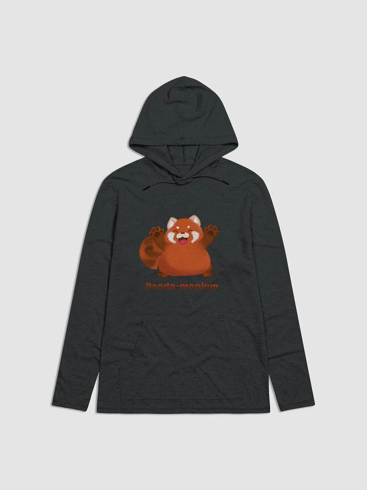 Panda-monium long hoodie product image (1)