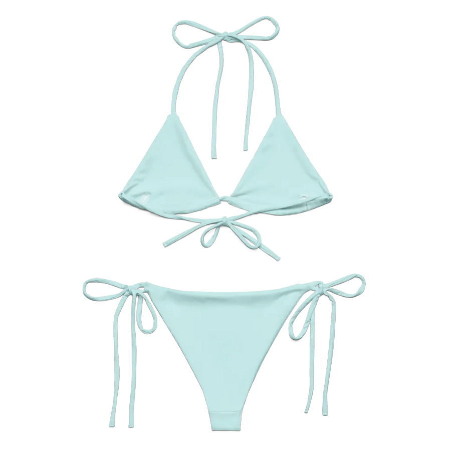 Mint Blue String Bikini product image (3)