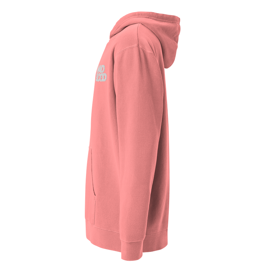 Mad Blood Simple Logo Pigment Dyed Hoodie (Stitched Logo) product image (6)