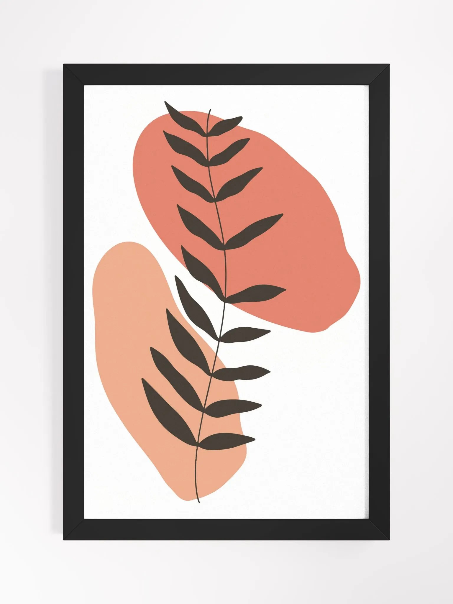 Organic Leaves Framed Matte Poster product image (4)