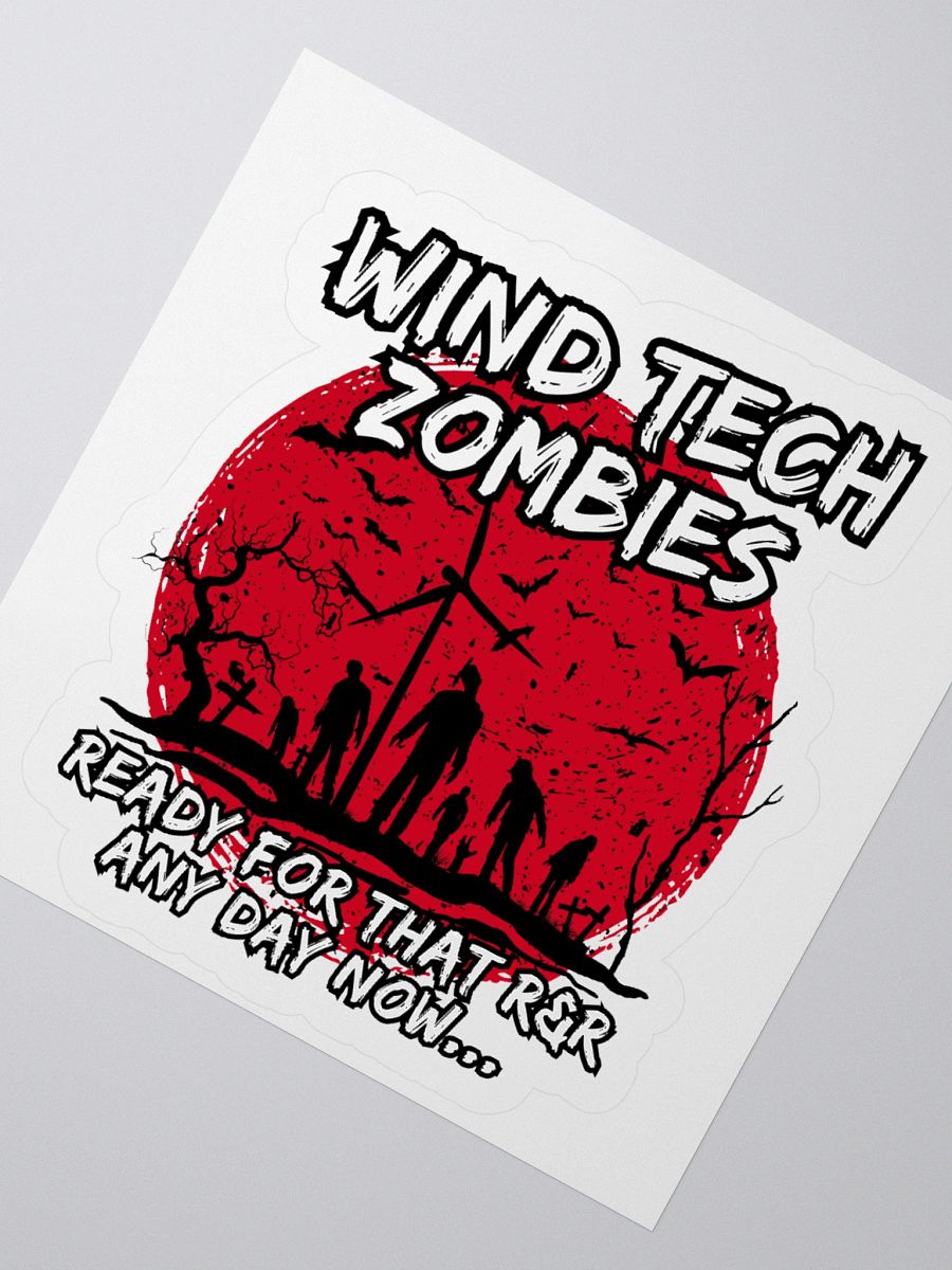 Wind Tech Zombies Sticker product image (3)