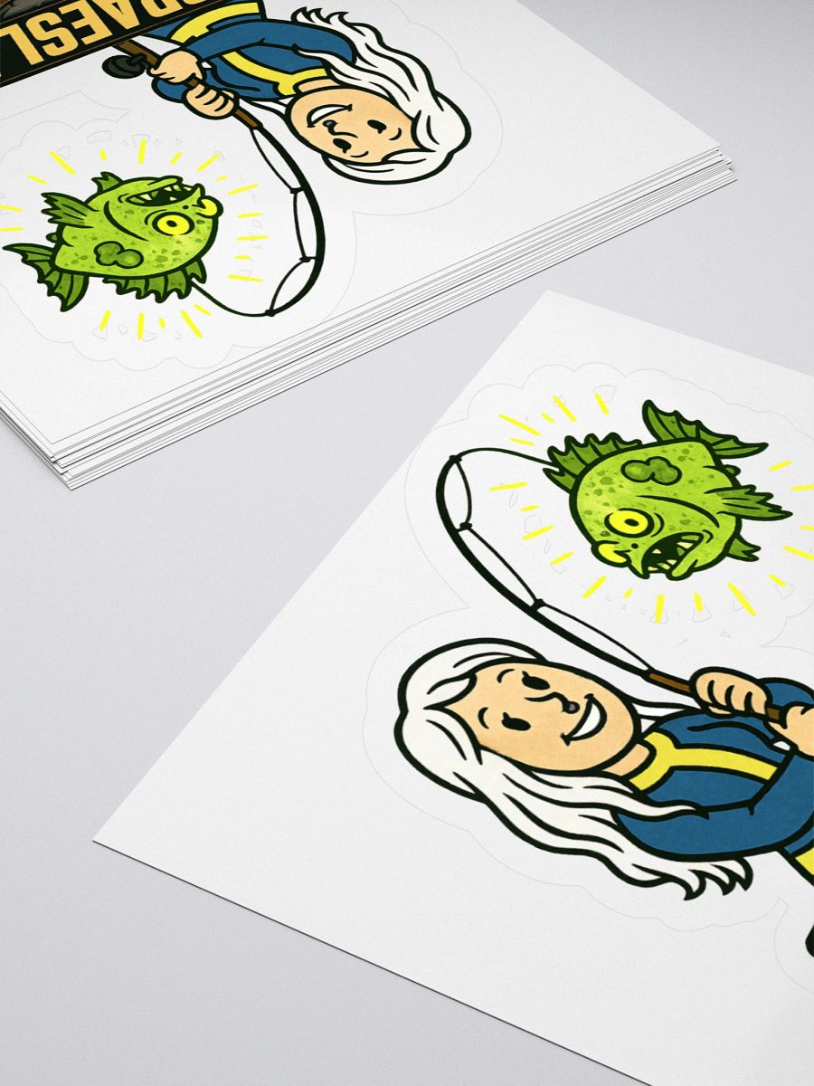 CasRae Fallout Fishing Sticker product image (4)