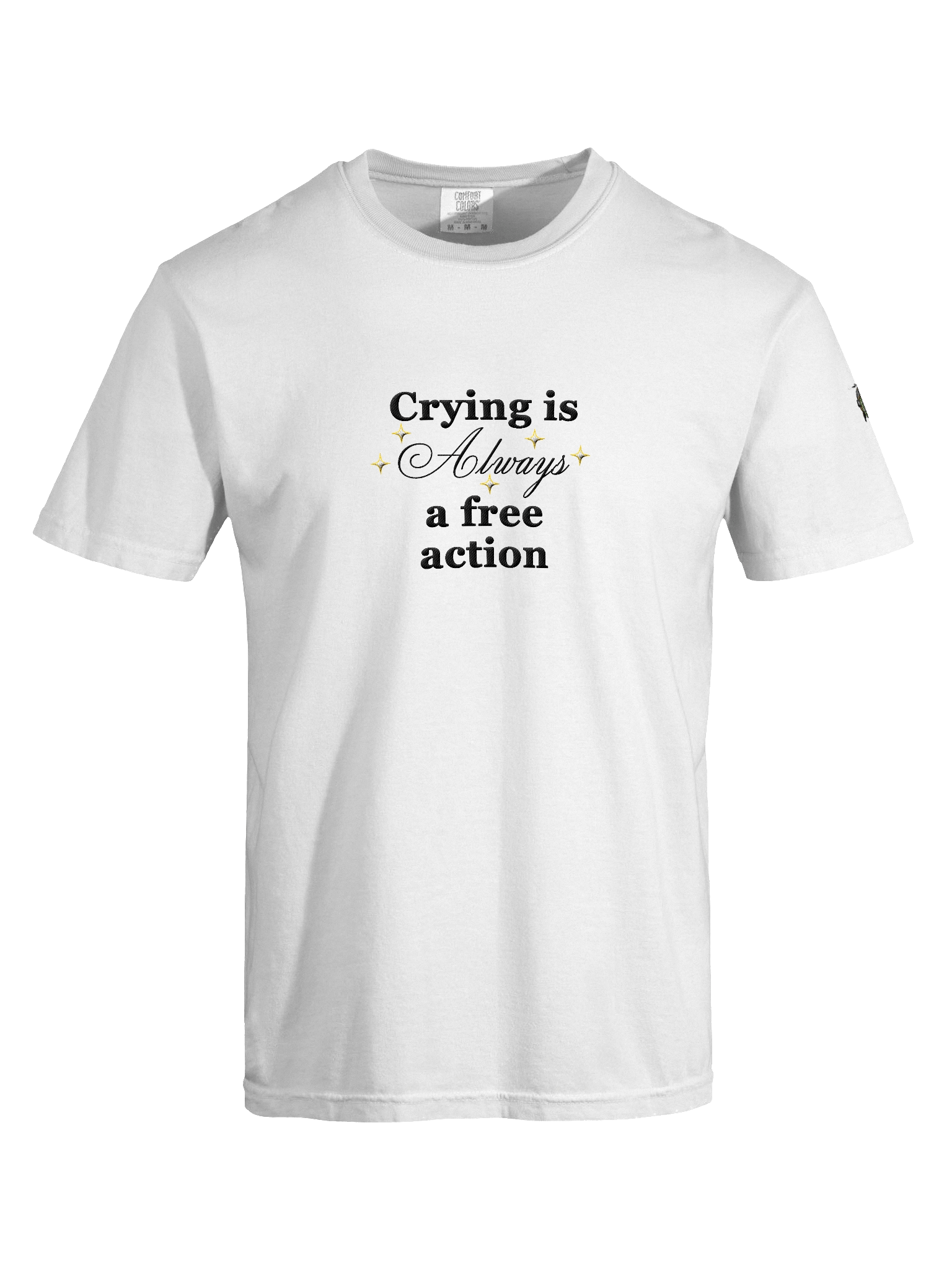 Crying Is Always a Free Action Tee product image (37)