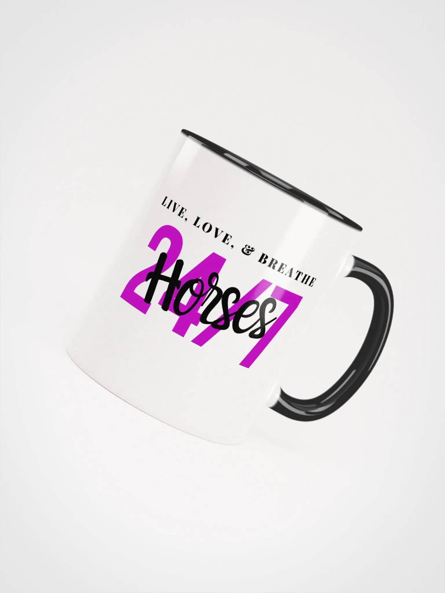 Live, Love, & Breathe Horses 24/7 Mug product image (12)